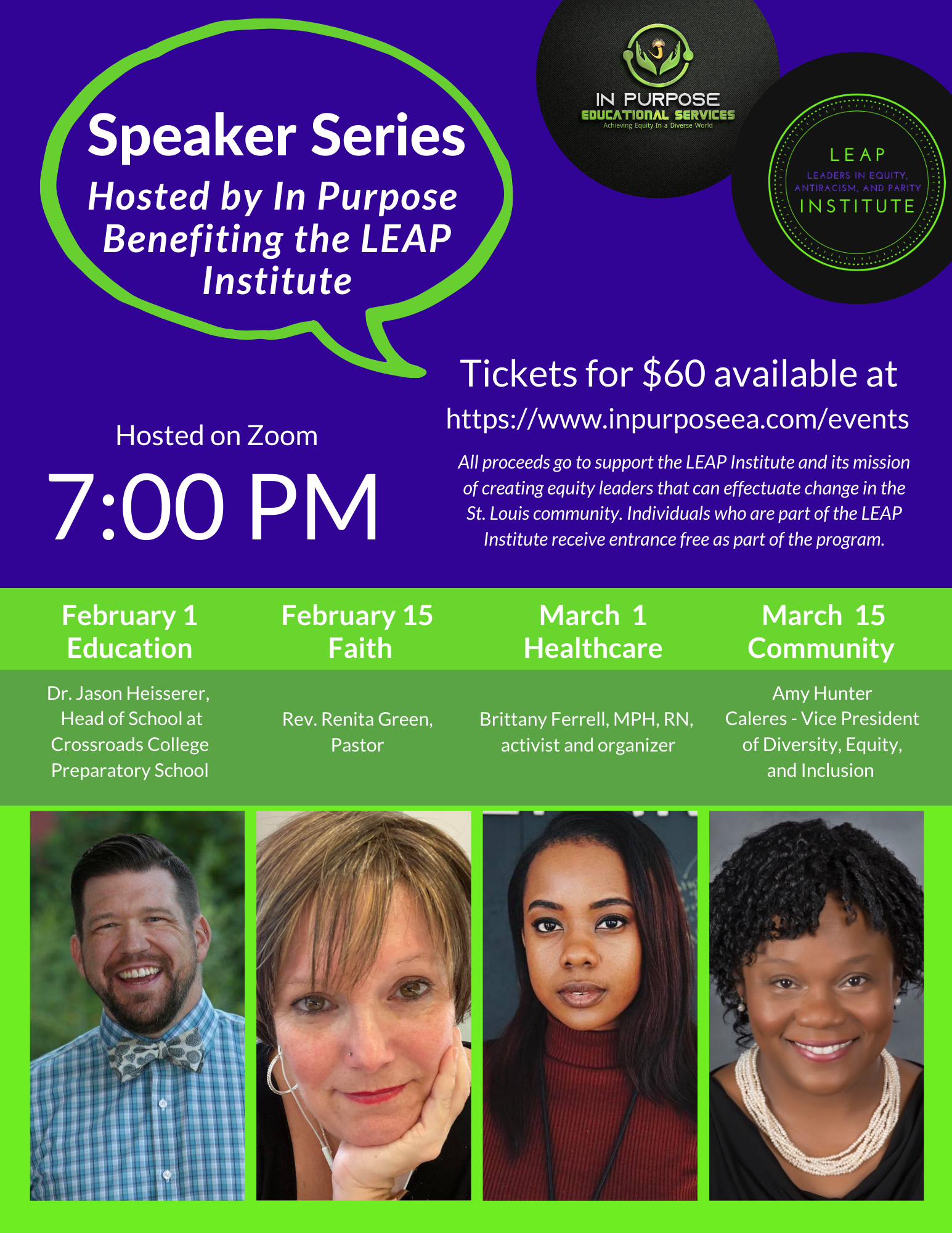 LEAP Institute Speaker Series--Amy Hunter, VP of DEI